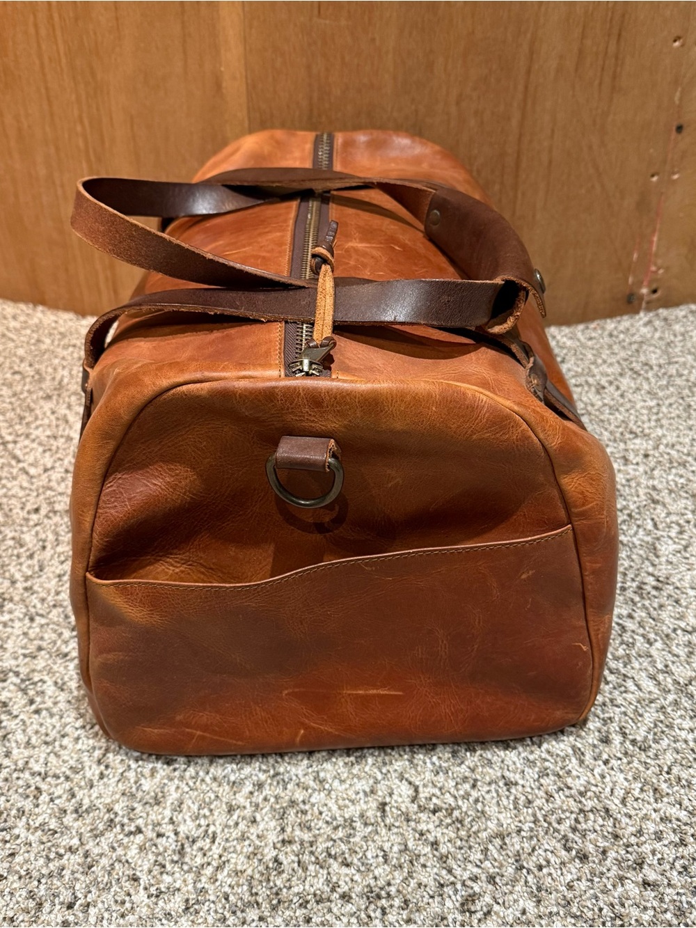 Whipping + Post leather duffel bag - Picture 3 of 6